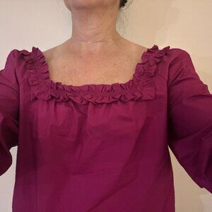 J Crew Off the Shoulder top Medium